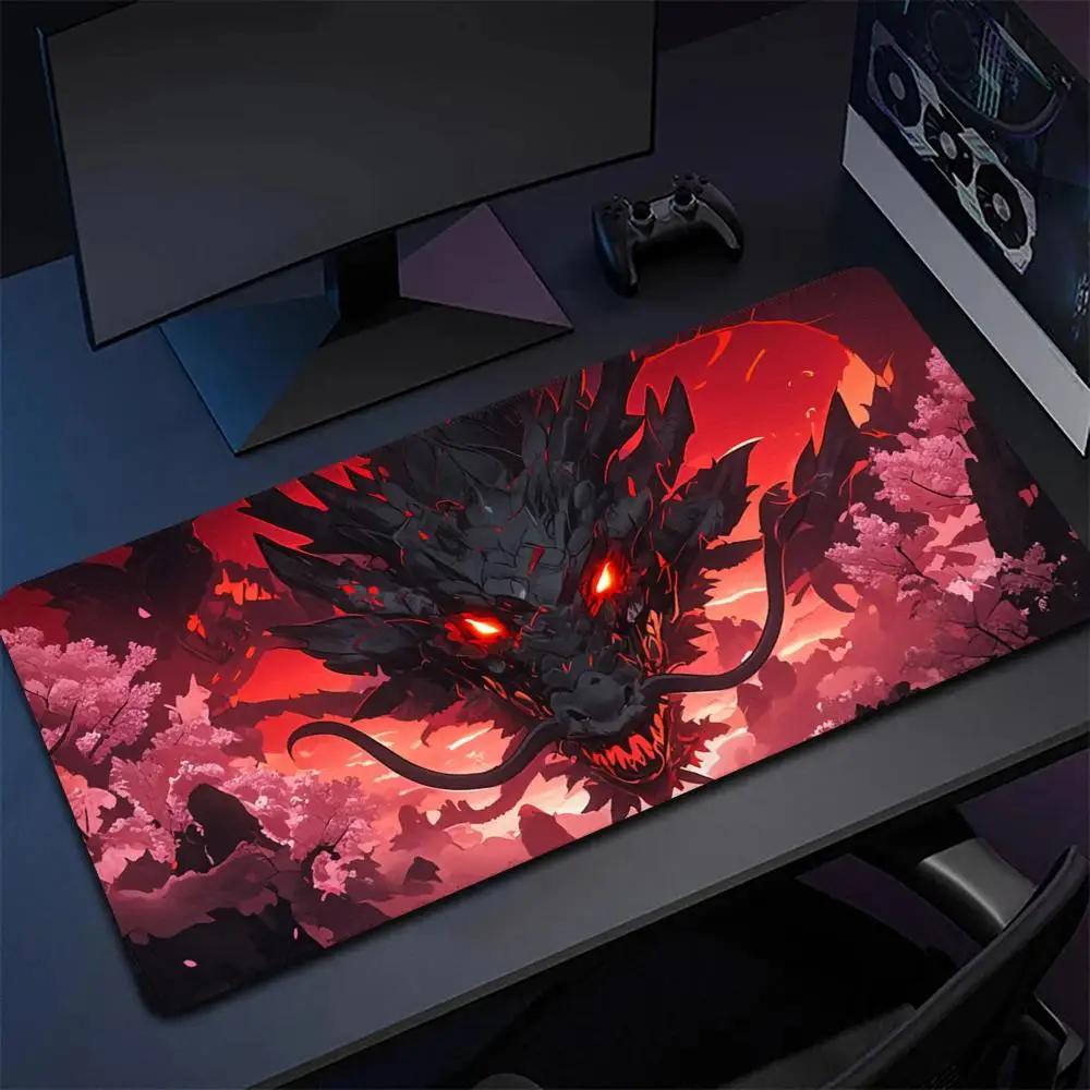Dragon Mouse Pad Gamer Office Accessories Pc Games Desk Mat Computer Desks Keyboard Gaming Mats Long Desk Pads Office Carpet
