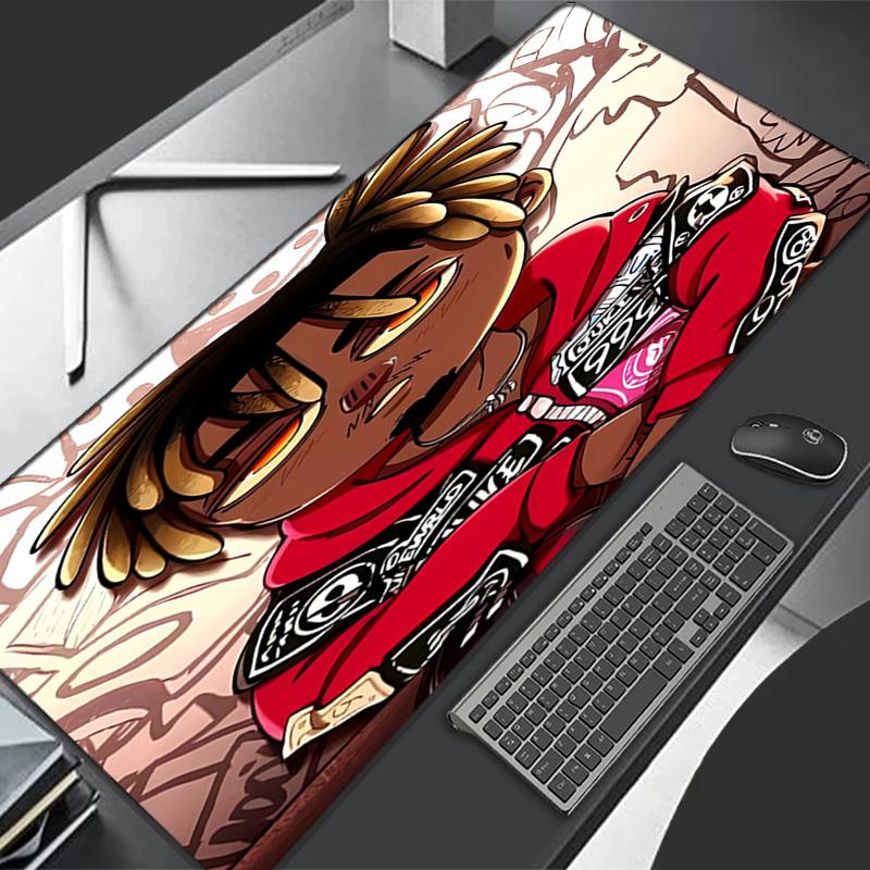 Juice WRLD Theme Premium Non-slip Mouse Pad with Stitched Edges,Durable Rubber Material,for Desktop & Gaming Great Gifts