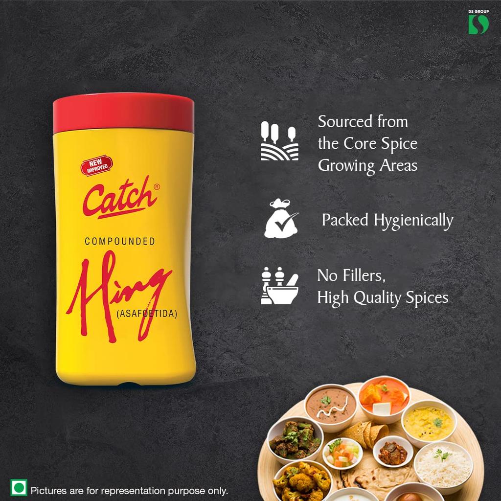 Catch Compounded Hing Traditional Asafoetida Powder 25g For Authentic Cooking Aroma And Easy Digestion