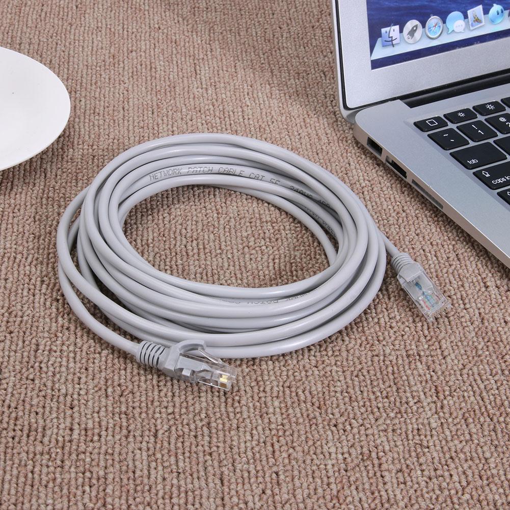 Cable Ethernet De Alta Velocidad Cat5e RJ45 Cable De Red LAN Enrutador De Ordenador Patch Cord 1M//1.5M/5M/10M/15M/20M/30M/50M