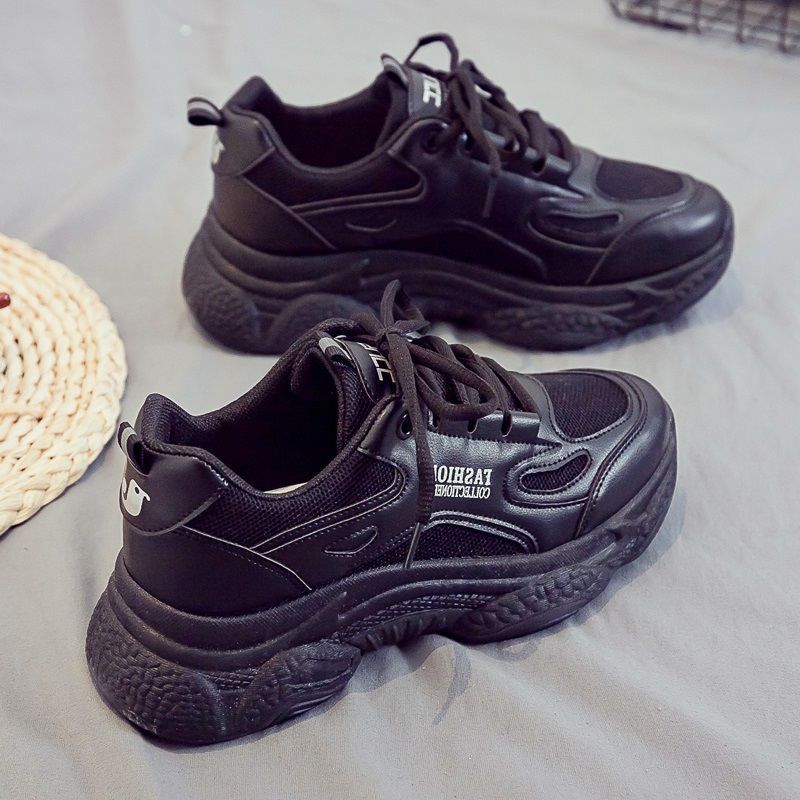 Осенние новые универсальные белые кроссовки для бега и путешествий для студентов, модные кроссовки на платформе для женщин, весна