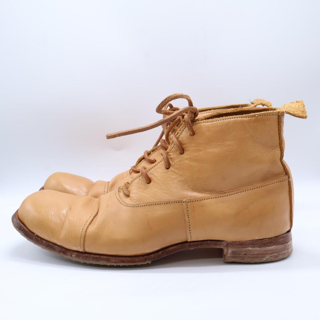 Paul Harnden Shoemakers Balmoral Boot lace-up short boots shoes 4 TanUsed