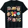 Back To School Cute Teacher Coquette Pencil Bow School Bus T-Shirt