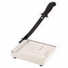 Manual Paper Cutter Accurate Clean Cutting A5 Paper Trimmer with Arc Handle Positioning Ruler for School Office Steel