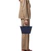 Longchamp Серия Le Pliage однотонная короткая ручка молния кнопка холст пэчворк сумка-пельмень женская маленького размера темно-синий 1621919P68