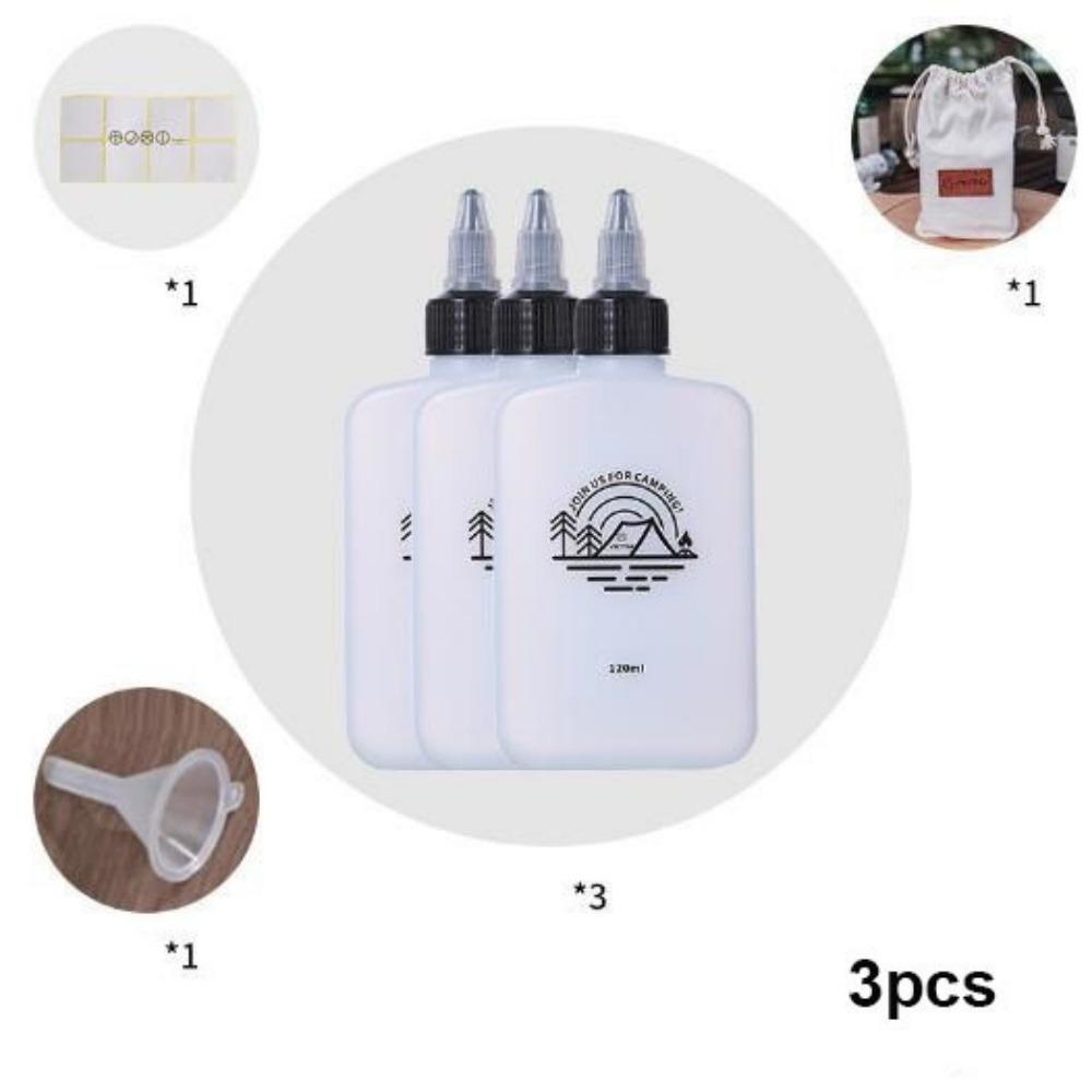 1/2/3/4/5pcs 120ML Camping Seasoning Bottle Portable 6*2.5*13.5cm Outdoor Oil Bottles Oil Pots Storage Boxes 4