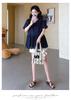 Maternity Summer 2026 Korean Style Embroidered Chiffon Doll Shirt and Belly Support Shorts Set