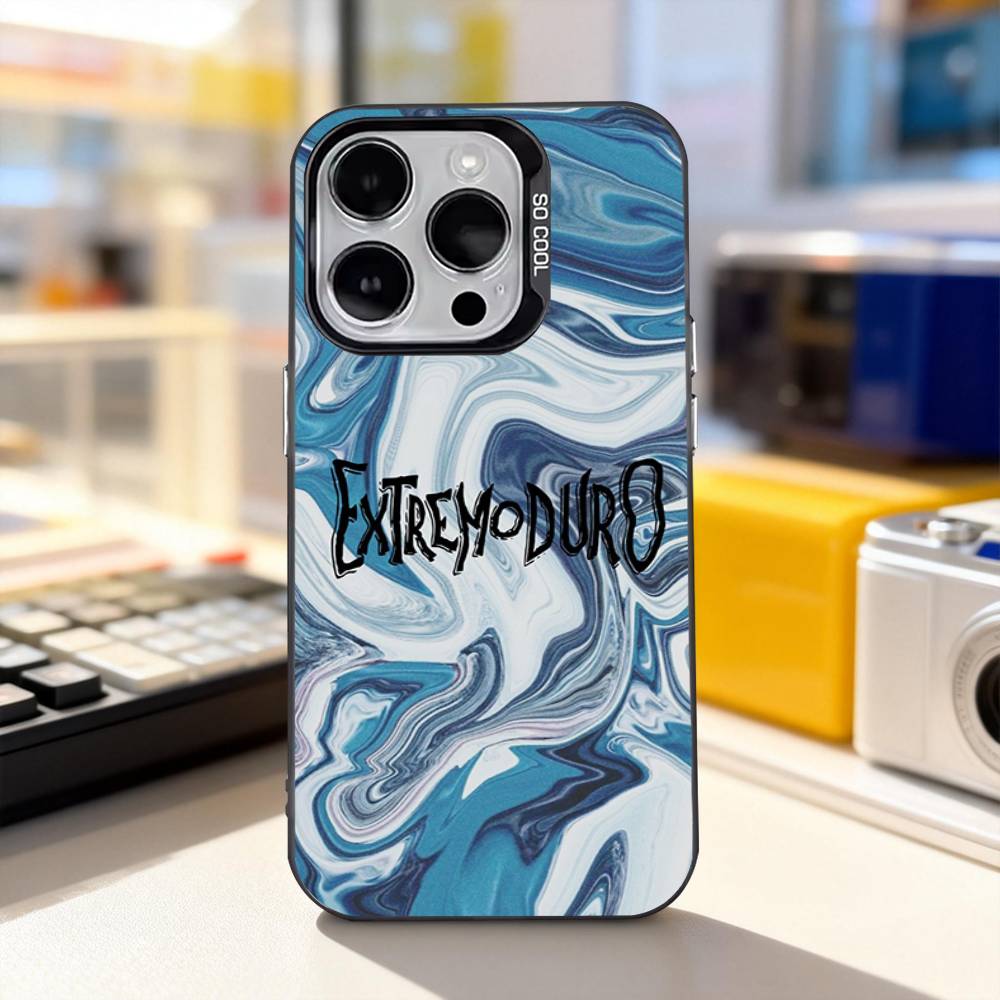 Band E-Extremoduro Canciones Phone Case For iPhone 11,12,13,14,15,16,17,Pro,Max,Plus,E,Air,Mini IMD Matte Black