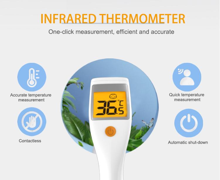 Multifunction Use and High Quality Digital Temperature Non Contact Thermometer Infrared Thermometer