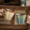 Fashion Kiln Change High Sense Coffee Cup Retro Office Ceramic Couple Cup Qixi Festival Gift