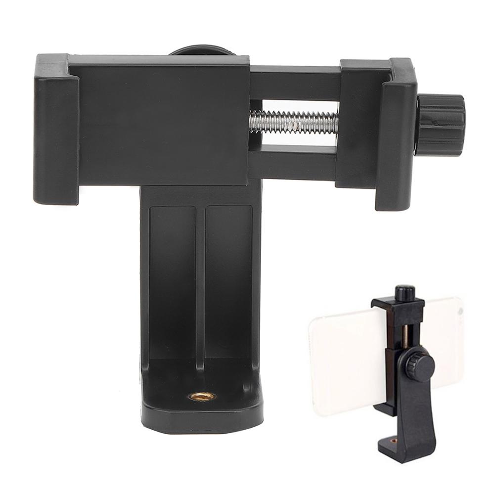 360 Degrees Rotatable Strong Universality Selfie Stick Tripod Bracket Knob Locking Live Broadcast Mobile Phone Clip