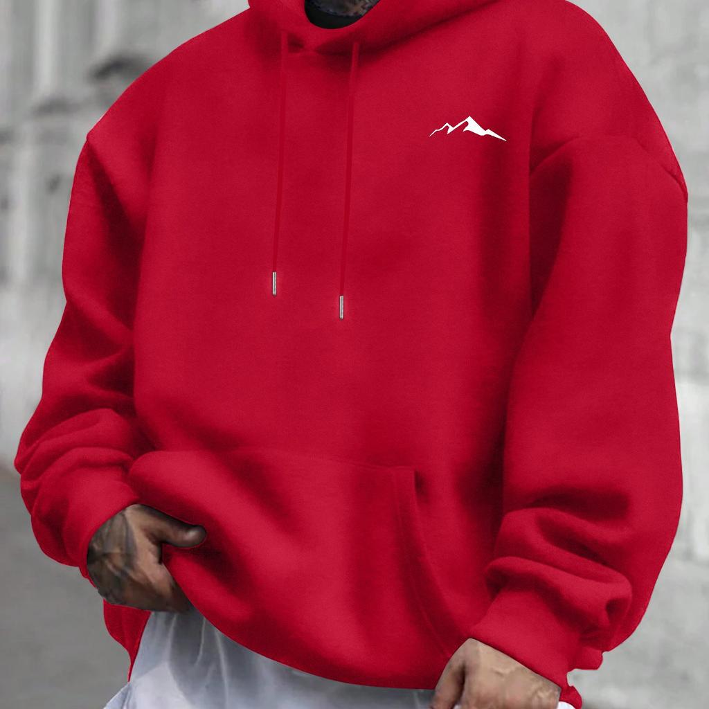 Мужской новый модный тренд толстовка с капюшоном с принтом повседневная свободная толстовка с уличными хип-хоп особенностями