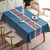 Ethnic Style Tablecloth Waterproof Oil-proof Anti-scalding Disposable High-end Tablecloth Ins Style Coffee Table Cloth Conference Tablecloth Table Mat
