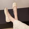 Fashion Shoes Woman Flats All-Match Oxfords British Style Dress Comfortable Leather Summer New Preppy Mary Janes British Style Shoes Wom