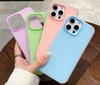 Роскошный Мягкий Матовый Силиконовый Чехол-Конфета Для iPhone 17 16 15 14 13 12 11 Pro Max 16 Plus Однотонный Ударопрочный Бампер Задняя Крышка