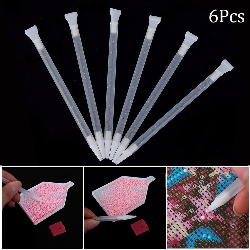 6PCS 5D Environmental Embroidery Sewing Accessories Diamond Painting Point Drill Pen Cross Stitch