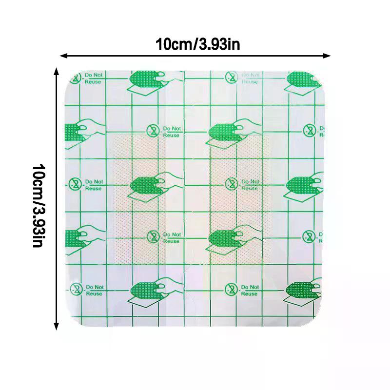 10 шт. Бинт первой помощи Водонепроницаемая адгезивная повязка для ран Стерильная повязка Гемостатический пластырь Наклейка Хирургические швы