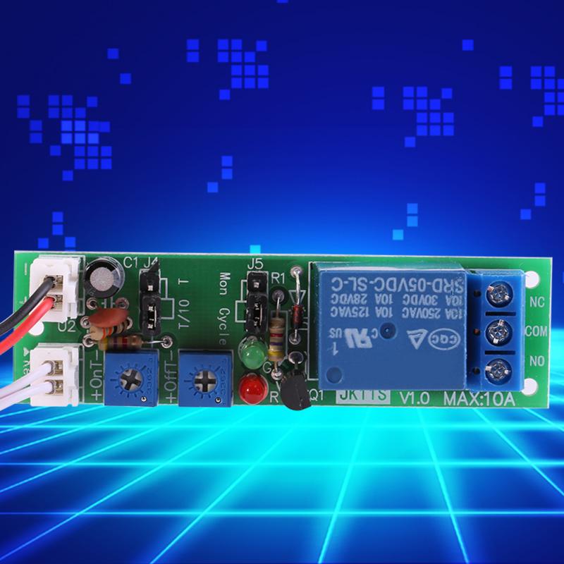 5 В 12 В 24 В Регулируемый таймер цикла задержки включения/выключения релейный модуль
