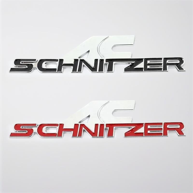 Car Sticker Emblem Auto Badge Metal Decal for AC SCHNITZER M 3 5 E46 E39 E36 E60 E90 E39 X1 X3 X5 X6 Performance Car Styling