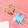 Mini 3 Digit Dial Password Lock Outdoor Metal Combination Code Padlock Diary Protector Travel Suitcase Security Tool