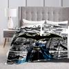 1pc Batman: The Long Halloween Cartoon Blanket,Portable Throw for Travel & Camping, All Season Cozy Blanket,Ideal Gift