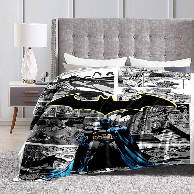 1pc Batman: The Long Halloween Cartoon Blanket,Portable Throw for Travel & Camping, All Season Cozy Blanket,Ideal Gift