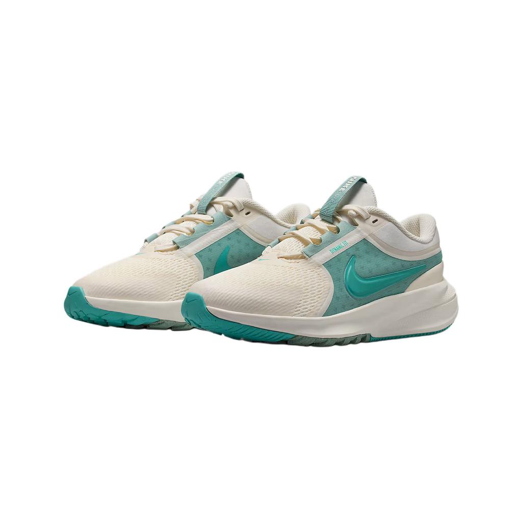 Nike Star Runner 5 Модные Удобные Прочные Низкие Детские Кроссовки для Бега Детские кроссовки Белый Зеленый HF7004-003