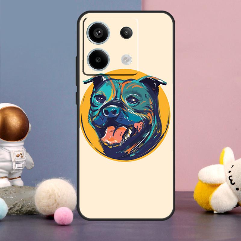 Staffordshire Bull Terrier Dog Case For Xiaomi Redmi Note 13 Pro 12 11 9 10 9S 10S 11S 12S Redmi 12 13 10C 12C 13C Cover