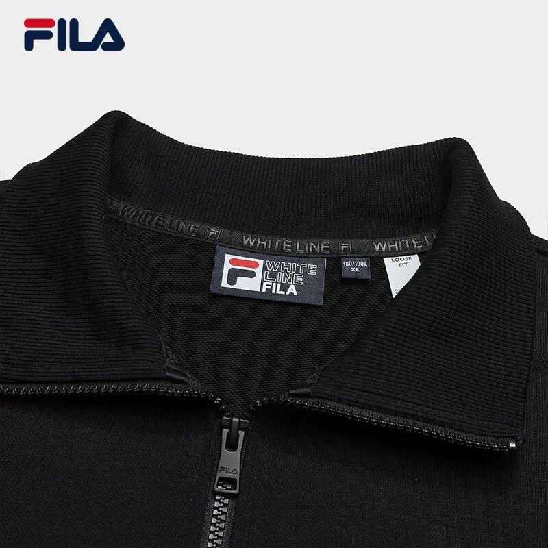 Fila Унисекс Толстовка с капюшоном и молнией на половину с цветочным принтом Бегония