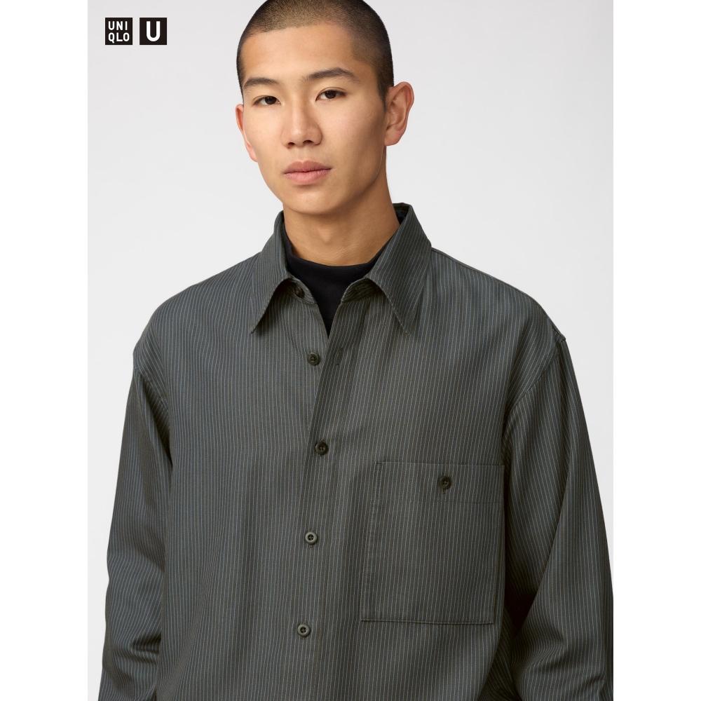 Uniqlo Японская рубашка с драпировкой