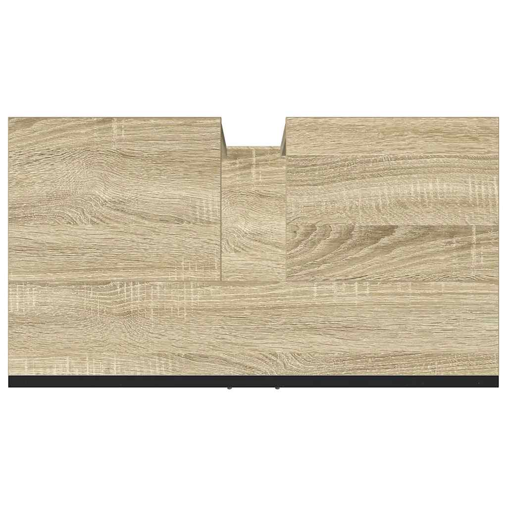 Washbasin Cabinet in Sonoma Oak 60 x 33 x 60 cm Particleboard