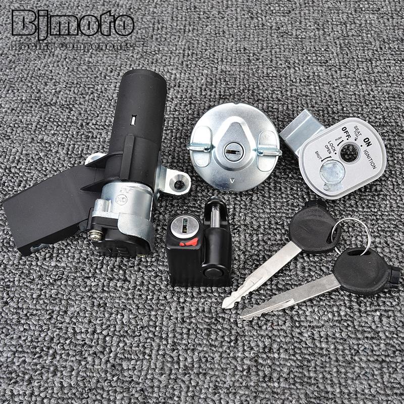 NPS 50 Fuel Gas Cap Ignition Switch Seat Lock Key For Honda NPS50 Ruckus 2003-2005 / NPS50 Ruckus 50 2006-2017 35014-GEZ-Y21