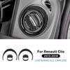Soft Carbon Fiber Sticker LHD RHD For Renault Clio 3 2013 2014 2015 2016 2017 2018 Car Sides of Center Console Outlet Frame Trim