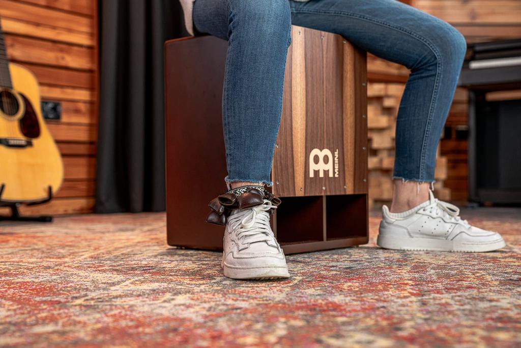 Meinel Percussion Foot Rattle Bendo Seeds FR1B (mulberry) []