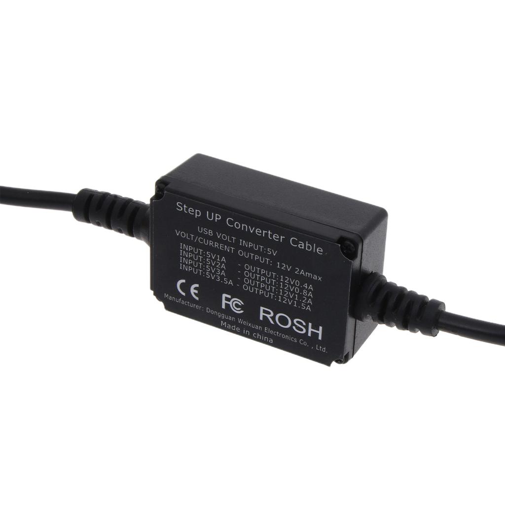 USB к DC5.5x2.1мм Круглое отверстие Повышающая линия Роутеры Повышающий кабель 5В Повышающий до 12В Зарядный кабель Шнур питания