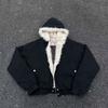 Hooded Fur Collar Cotton Coat Men'S Winter Design American High Street Cleanfit Short Cotton Coat