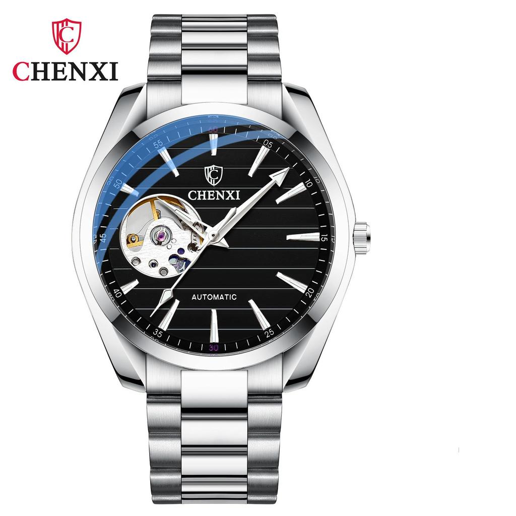 New TOP Brand Luxury Men's Watch With Box Men's Hollow Waterproof Automatic Men's Mechanical Watches