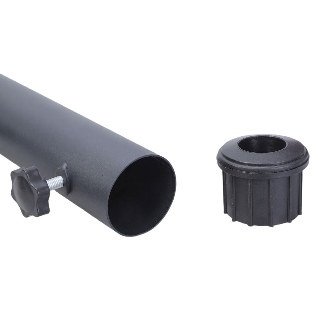 Металлический зажим-держатель для патио-зонтика для крепления на перила террасы, наружная подставка-основание для зонта, кронштейн с 4 винтами, простая установка