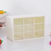 Girls' Heart Nine Palace Grid Storage Box Dust Proof Drawer Box Desktop Stationery Jewelry Cosmetics Storage
