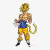 Patches For Clothes Bag Iron On Thermal Stickers Ssj Adult Gt Goku Goku Goten Pattern Washable Heat Transfer