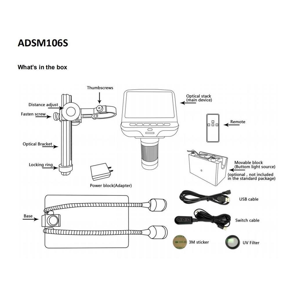 Микроскоп Цифровой микроскоп для ремонта телефона Паяльный инструмент С пультом дистанционного управления