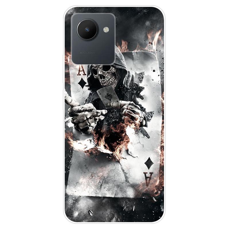 Для Realme C30S C 30S RealmeC30S чехол Мягкая силиконовая задняя крышка Чехол для телефона с рисунком из мультфильма Разнообразие