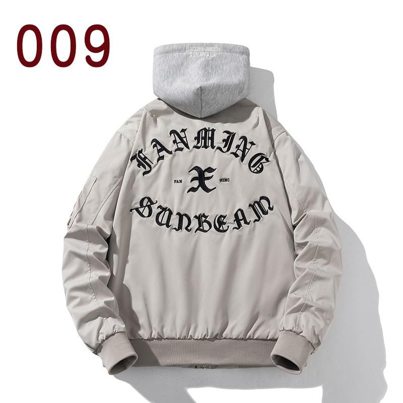 Mens Vintage Loose Fit Baseball Jacket With Embroidered Letter Cotton Hoodie Style Outerwear Fall