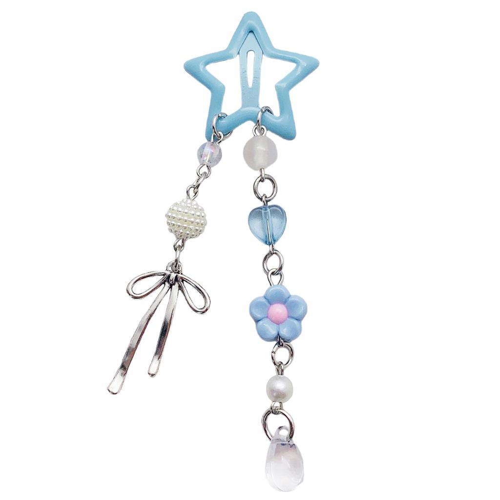 Sweet Star Shaped Hair Clip Ornament Lovely Star Hair Clip Accessory For Creating Adorable Hairstyles Effortlessly