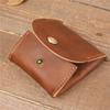 Genuine Leather Coin Purse Men Wallet Vintage Buckle Wallet Mini Wallet