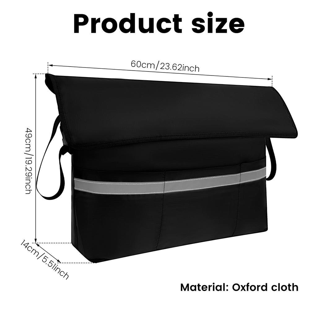 Сумка для инвалидной коляски Водонепроницаемый чехол для инвалидной коляски с надежной светоотражающей полосой Большая вместимость Многофункциональная сумка для переноски для инвалидов