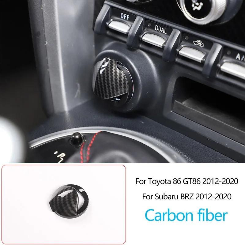 Для Toyota 86/Subaru BRZ 2012-2020 ABS Карбоновое волокно Комплект для интерьера Накладка на панель приборов Центральную консоль Панель переключения передач Накладки Наклейки