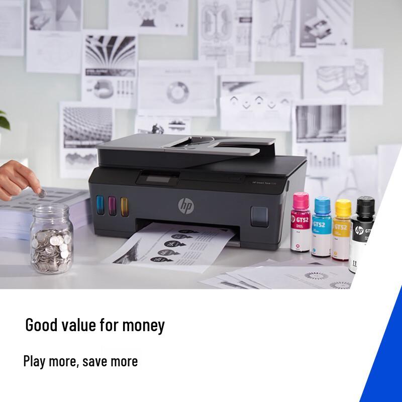 HP GT52/GT53 Original Ink Bottle for Smart Tank Printers