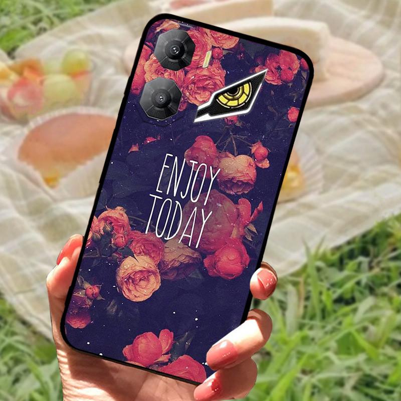 Чехол для ZTE Nubia Neo3 Neo 3 5G Z2464N TPU Мягкий Силиконовый Черный Матовый Чехол для Телефона Для Nubia Neo3 Задняя Крышка Защитная Оболочка