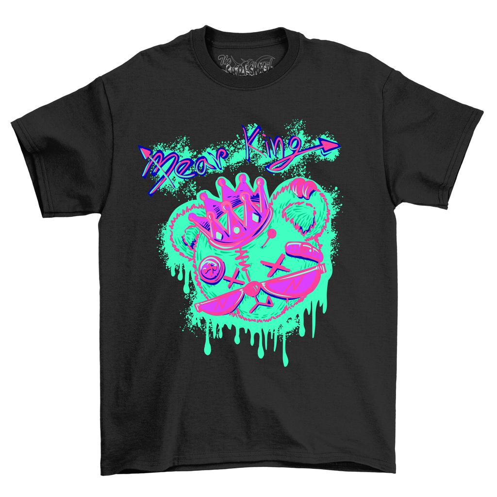 Bearstreet2-21 T-Shirt Mens Womens Tees Top - Unbearably Funny! Cute teddy bear design, 100% cotton,